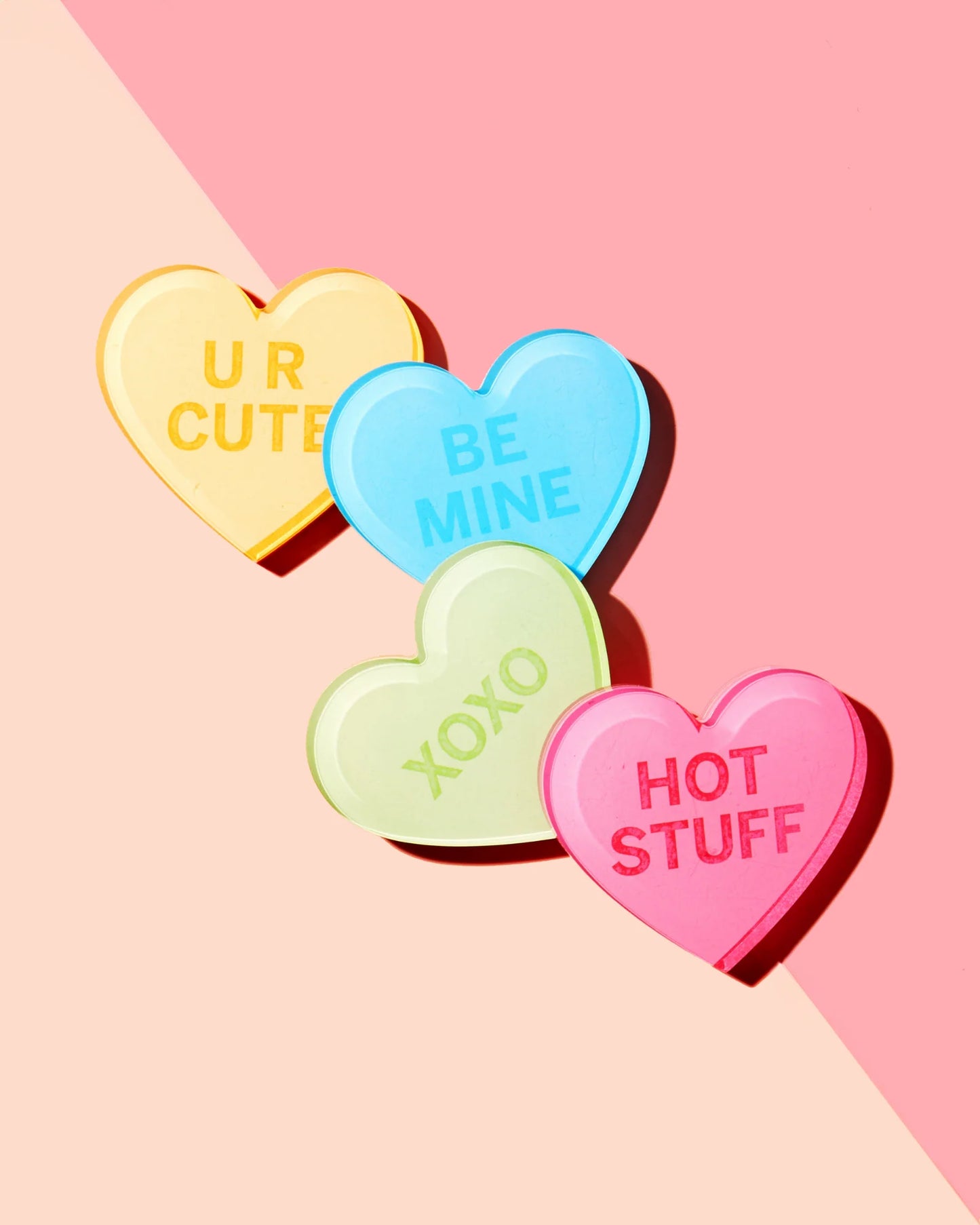Conversation Hearts | Tart by Taylor | Set of 4 Coasters