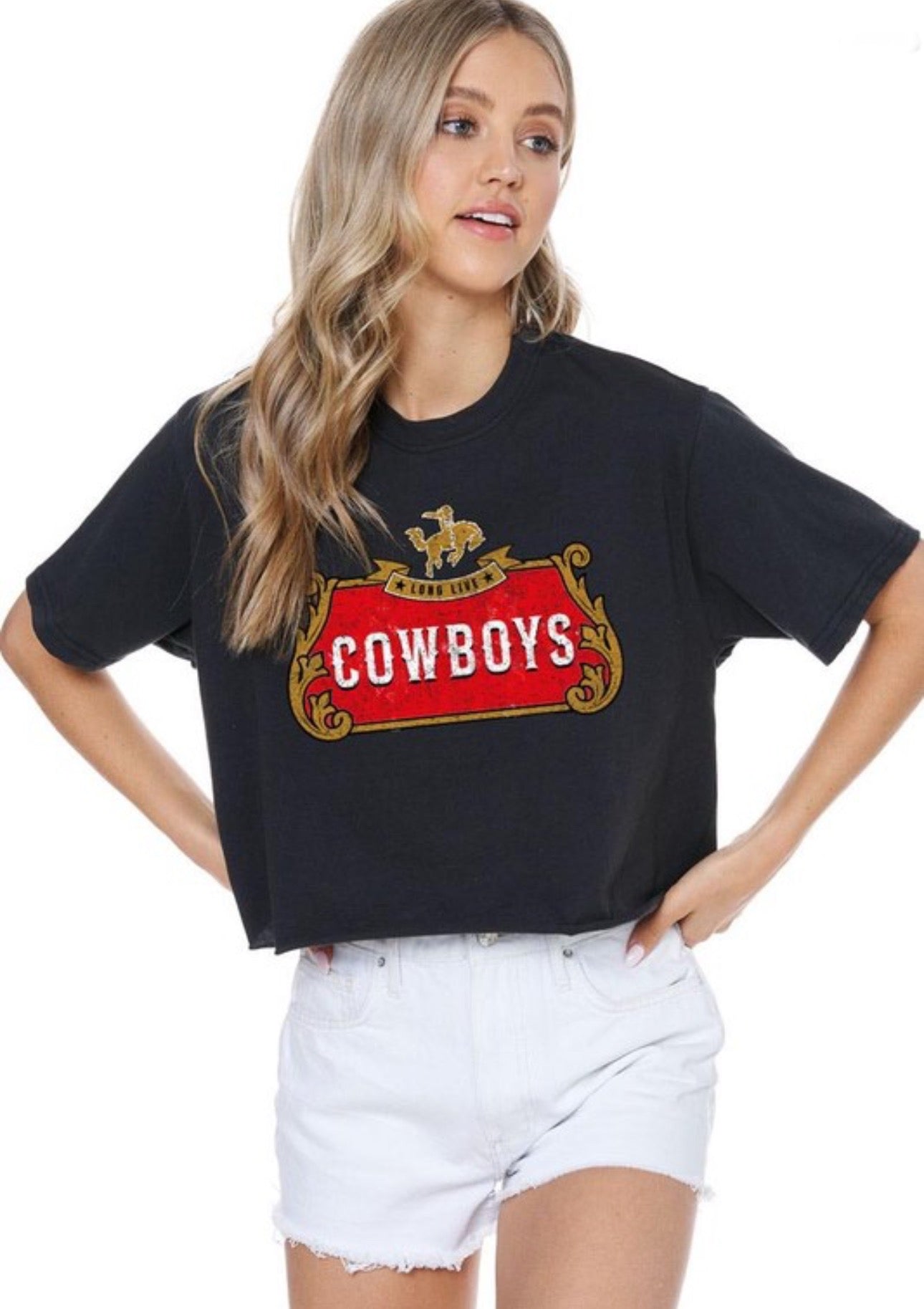 Cowboys Vintage Crop