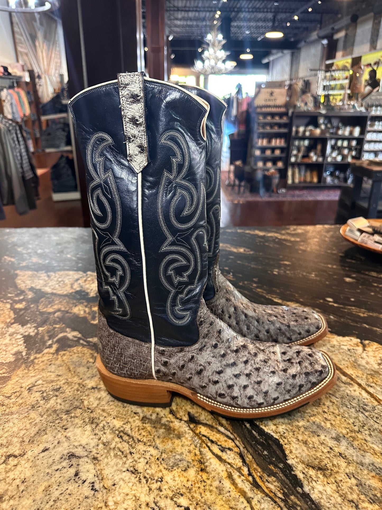 RIOS MEN'S OST. NICOTINE RIO KIDSKIN REGAL LUSTER WESTERN BOOTS