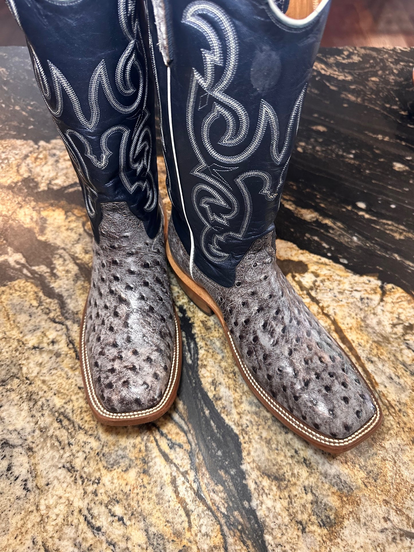 RIOS MEN'S OST. NICOTINE RIO KIDSKIN REGAL LUSTER WESTERN BOOTS