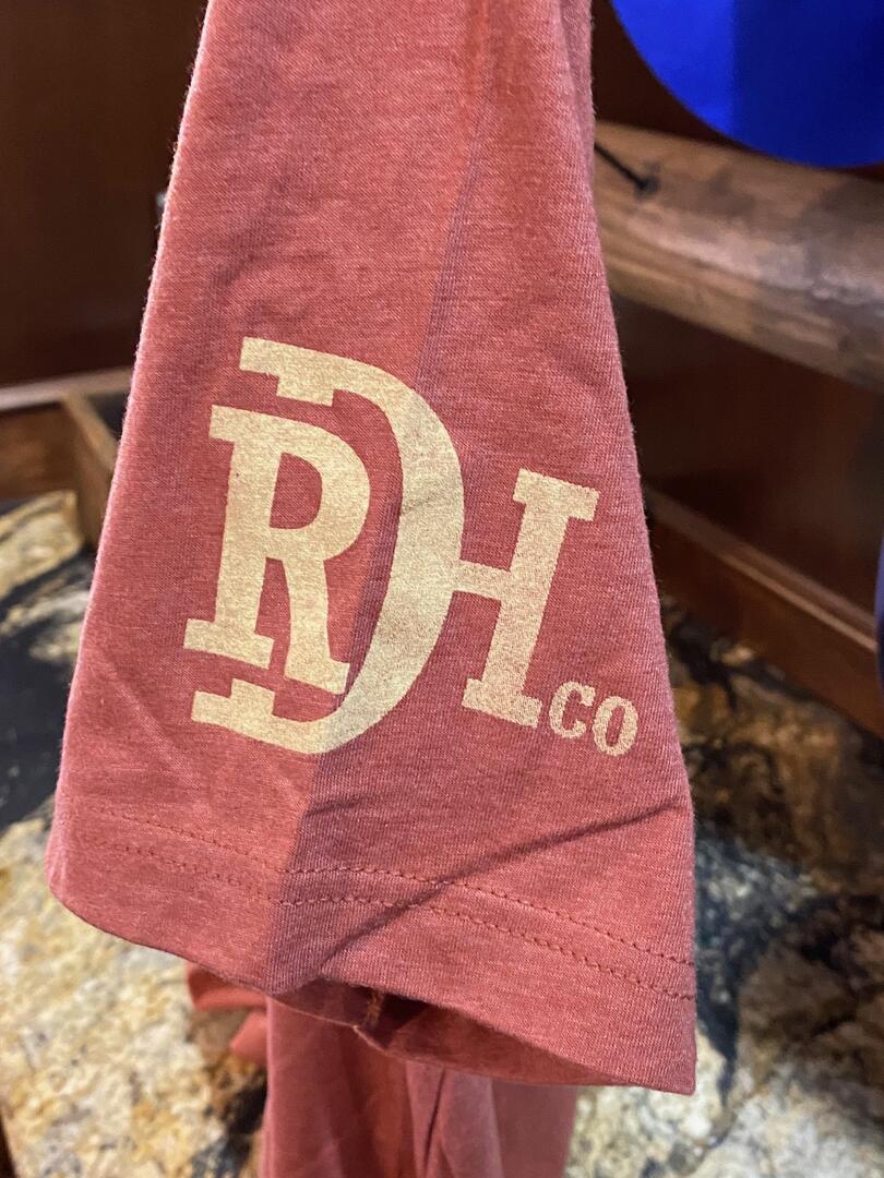 Red Dirt Hat Co. - Buff. Outline Short Sleeve Graphic Shirt - Rusty Bronze