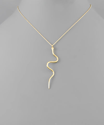 Gold Dipped Snake Necklace