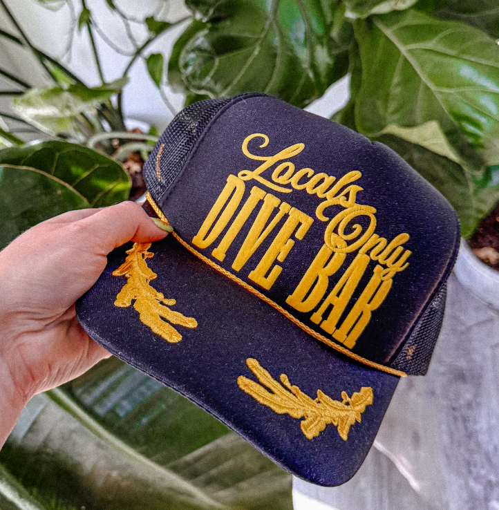 Locals Only Dive Bar, Western Trucker Hat