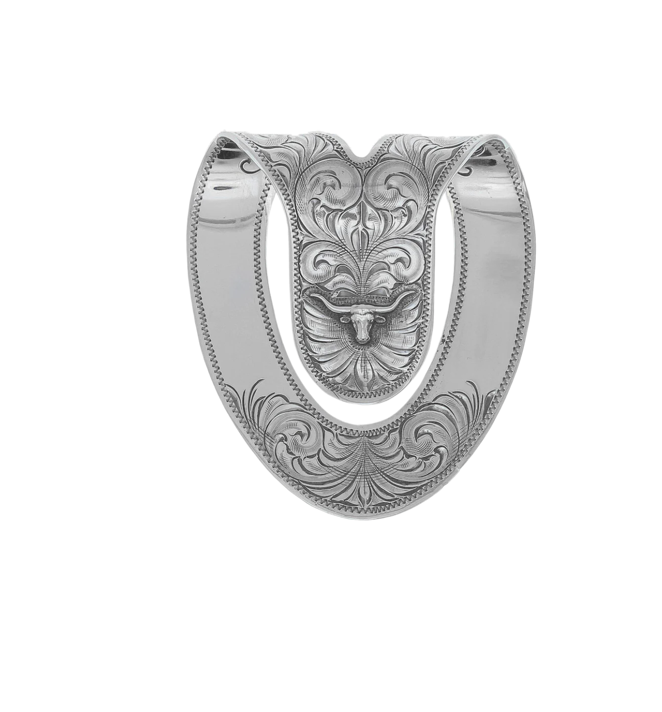 San Saba 1802 Sterling Silver Longhorn Money Clip