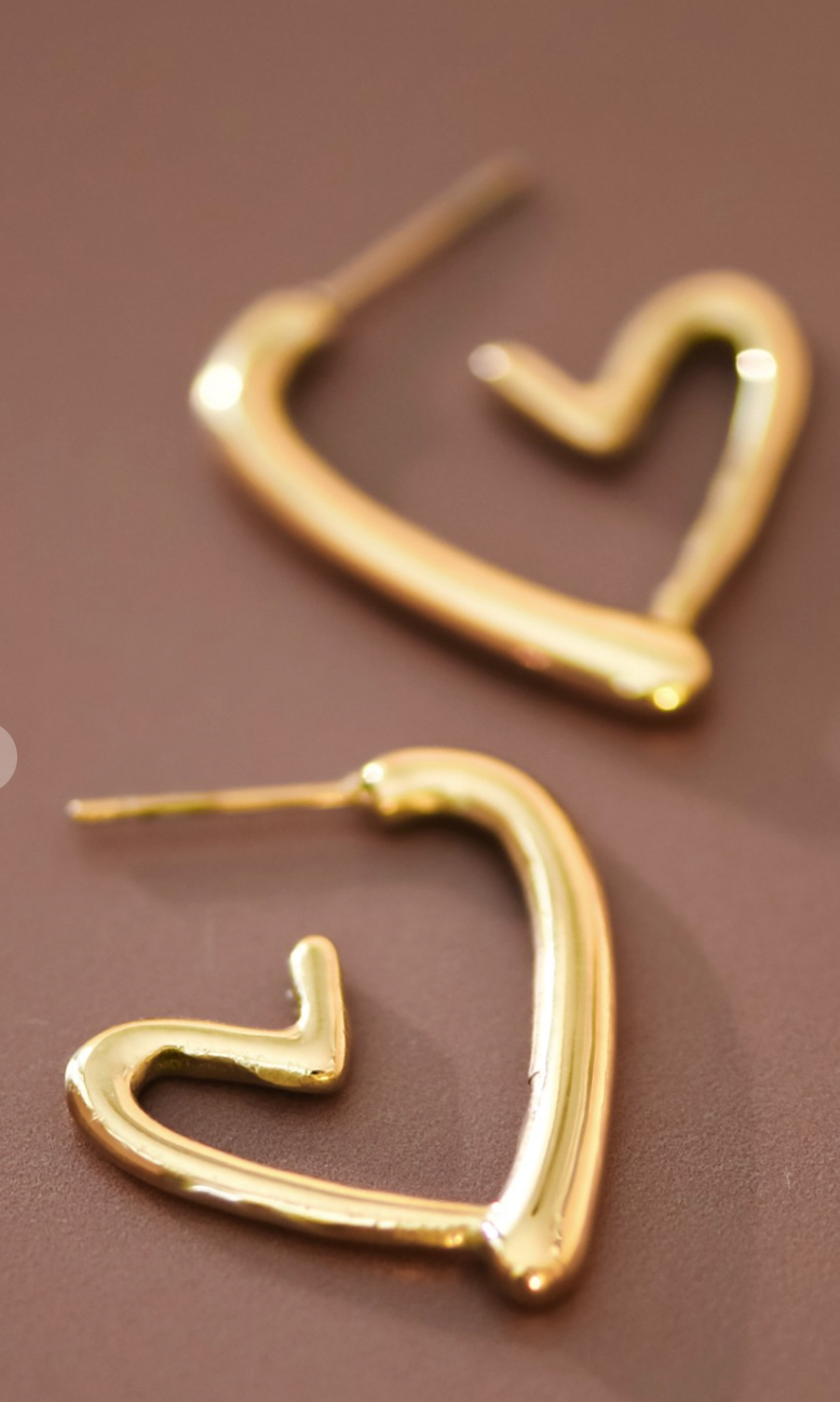Broken H Earrings
