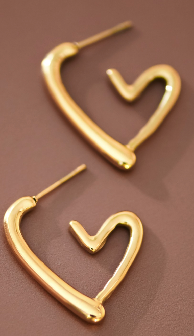 Broken H Earrings