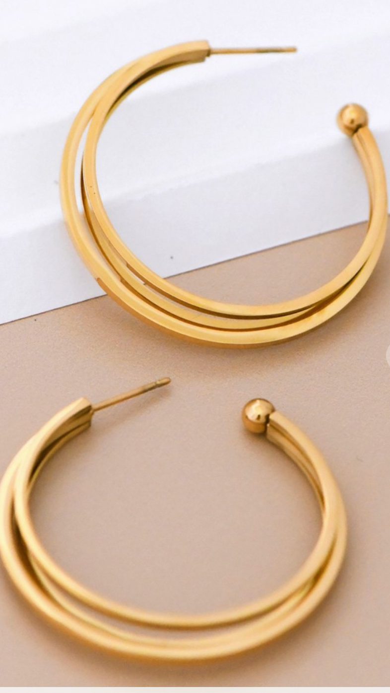 Double Hoop Earrings