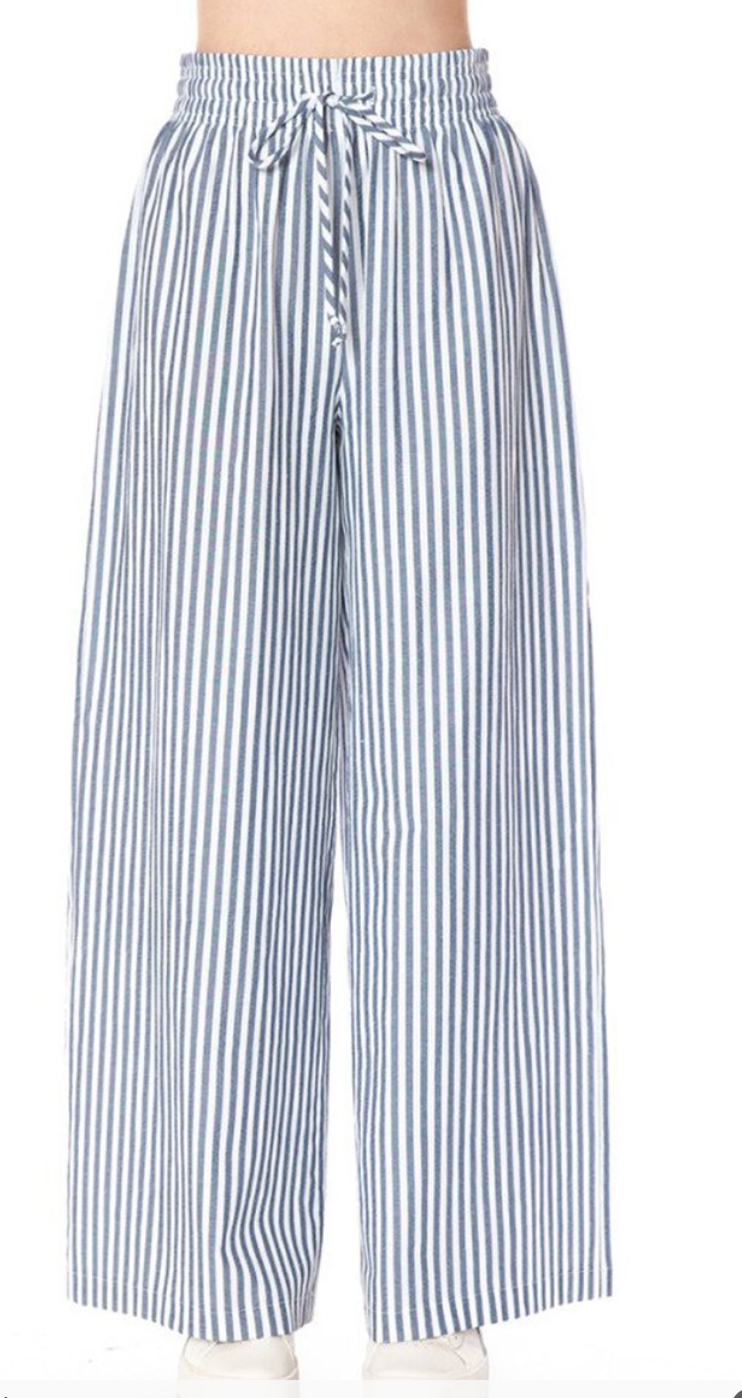Eclipse Yard Dye Striped Wide-Leg Pant