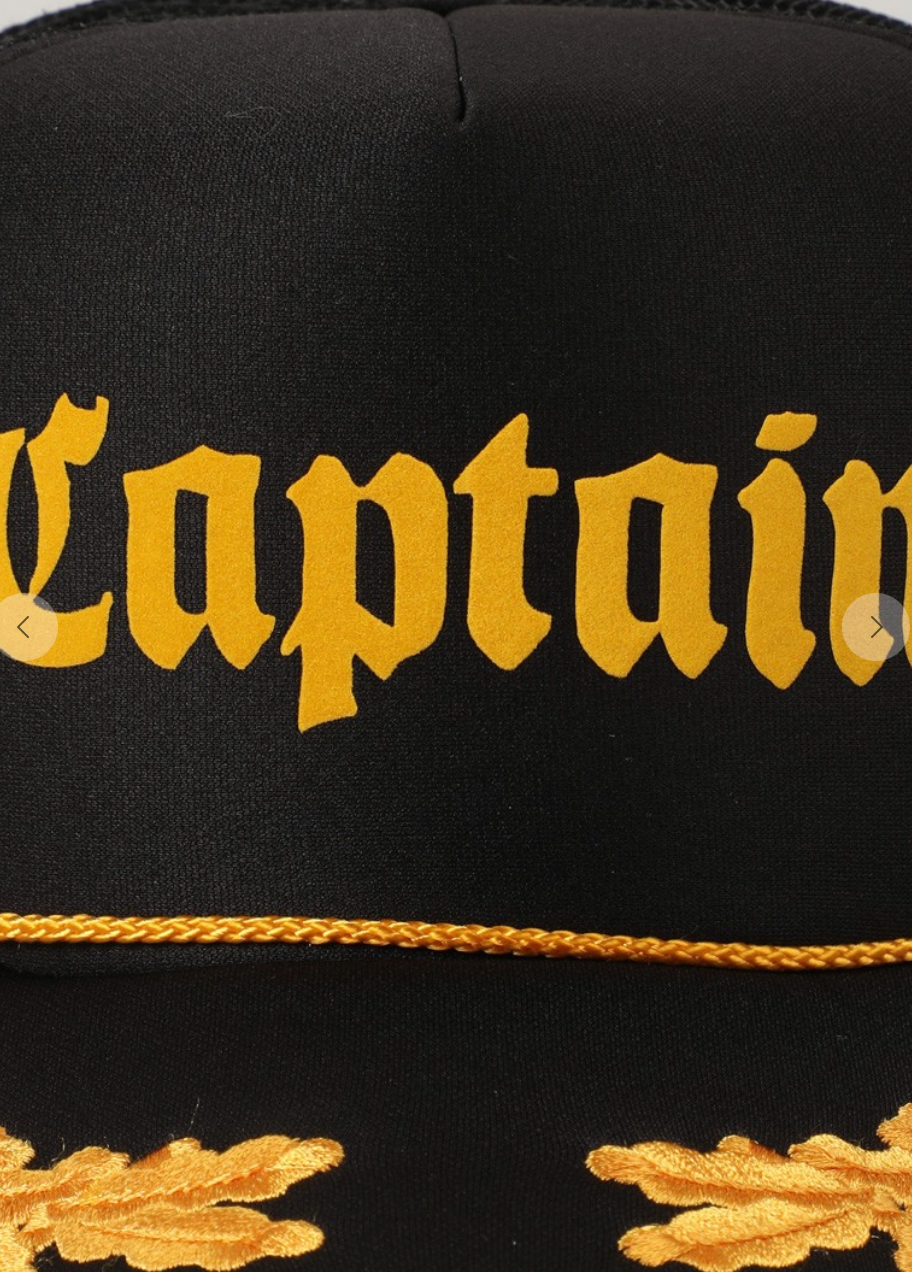 Captain Trucker Hat (Inspired by James;)