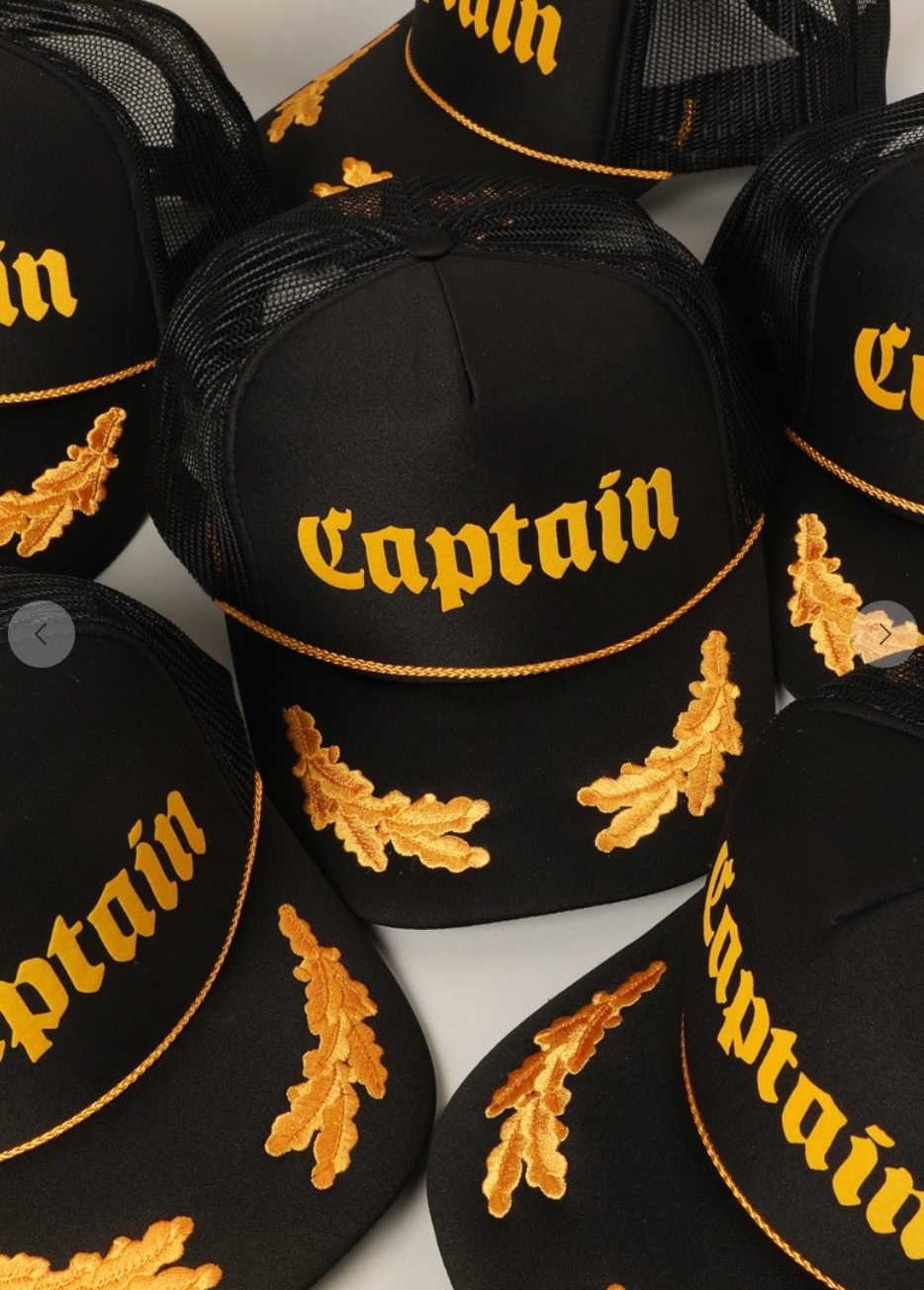 Captain Trucker Hat (Inspired by James;)