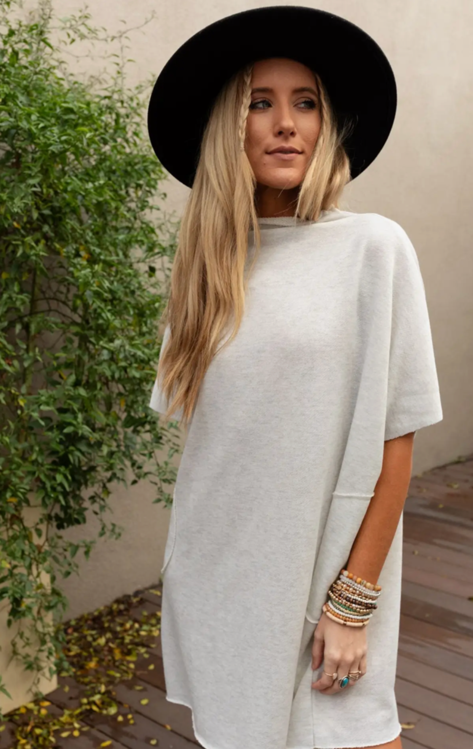 Laid Back Luxe Dress - Light Heather Gray
