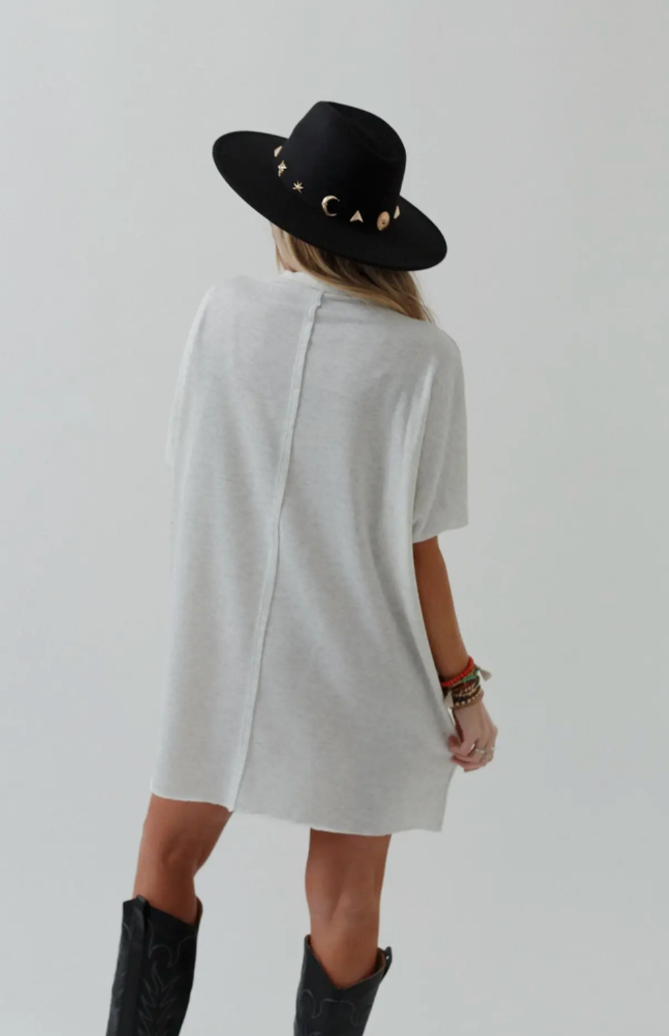 Laid Back Luxe Dress - Light Heather Gray
