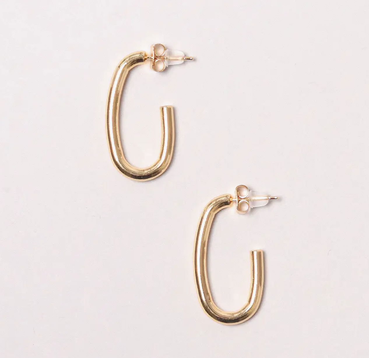14K Gold-Dipped Long Post Earring
