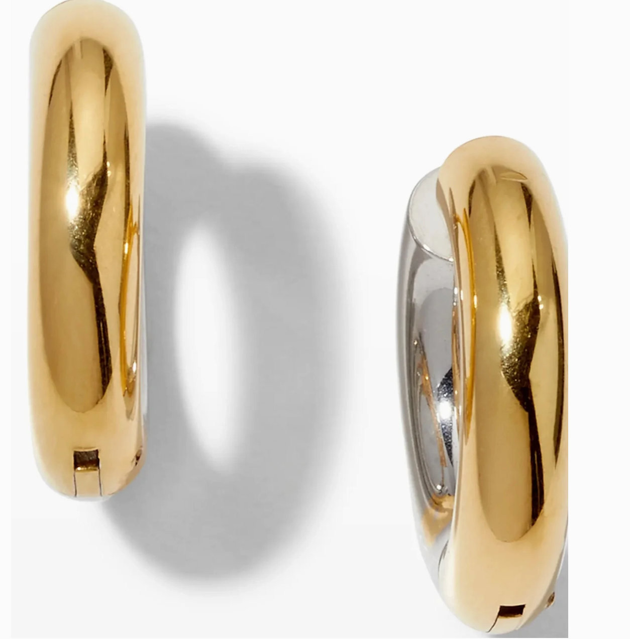 Undecided- Two Tone Earring- Hinge French Cleat Closure