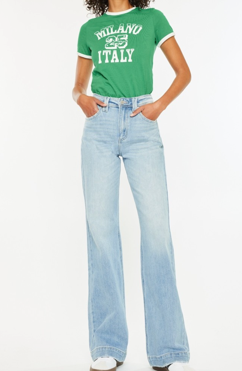 High Rise Flare Jeans