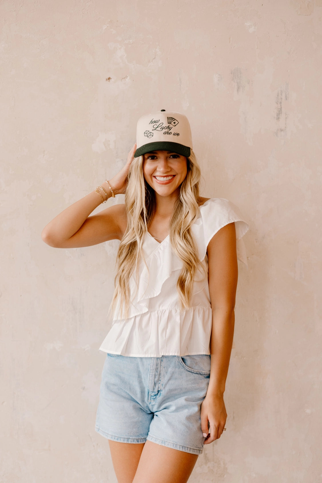 How Lucky Are We Trucker Hat