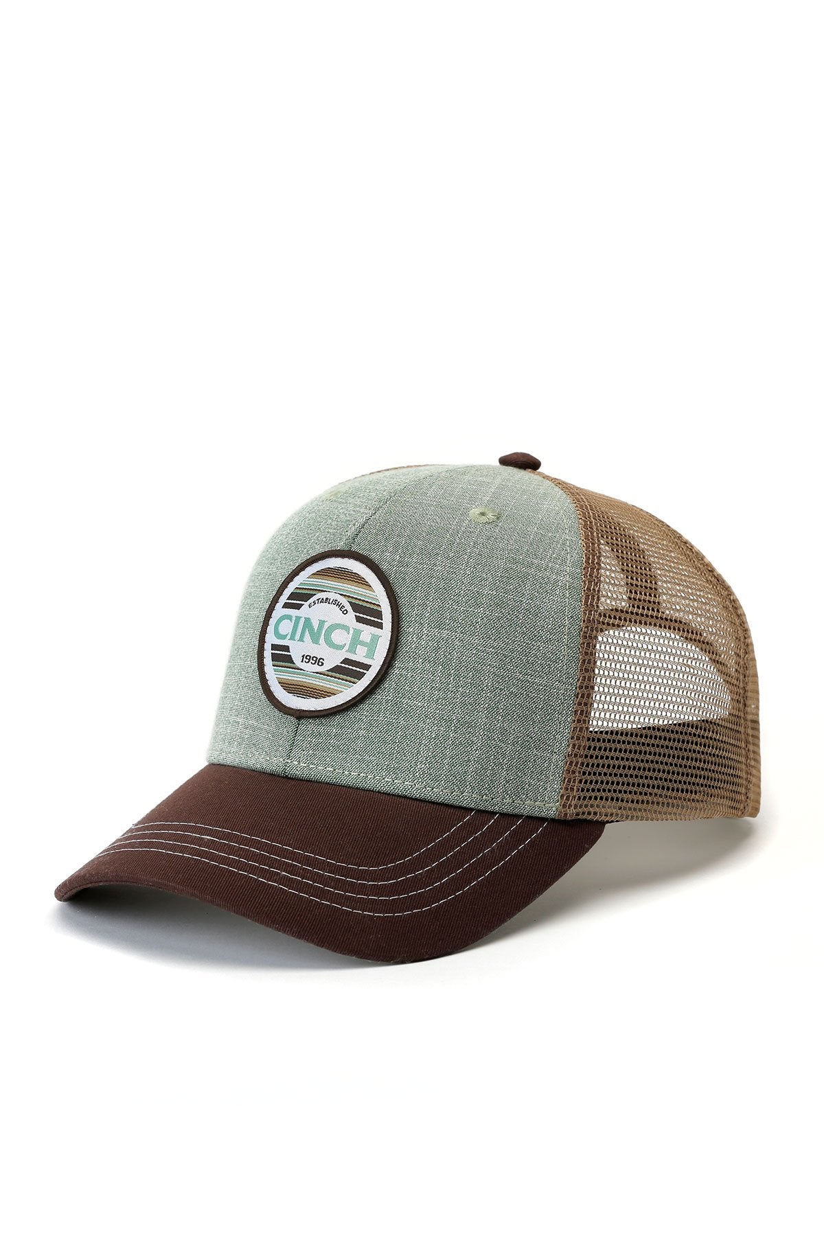 MEN'S CINCH CAP - BROWN / GREEN