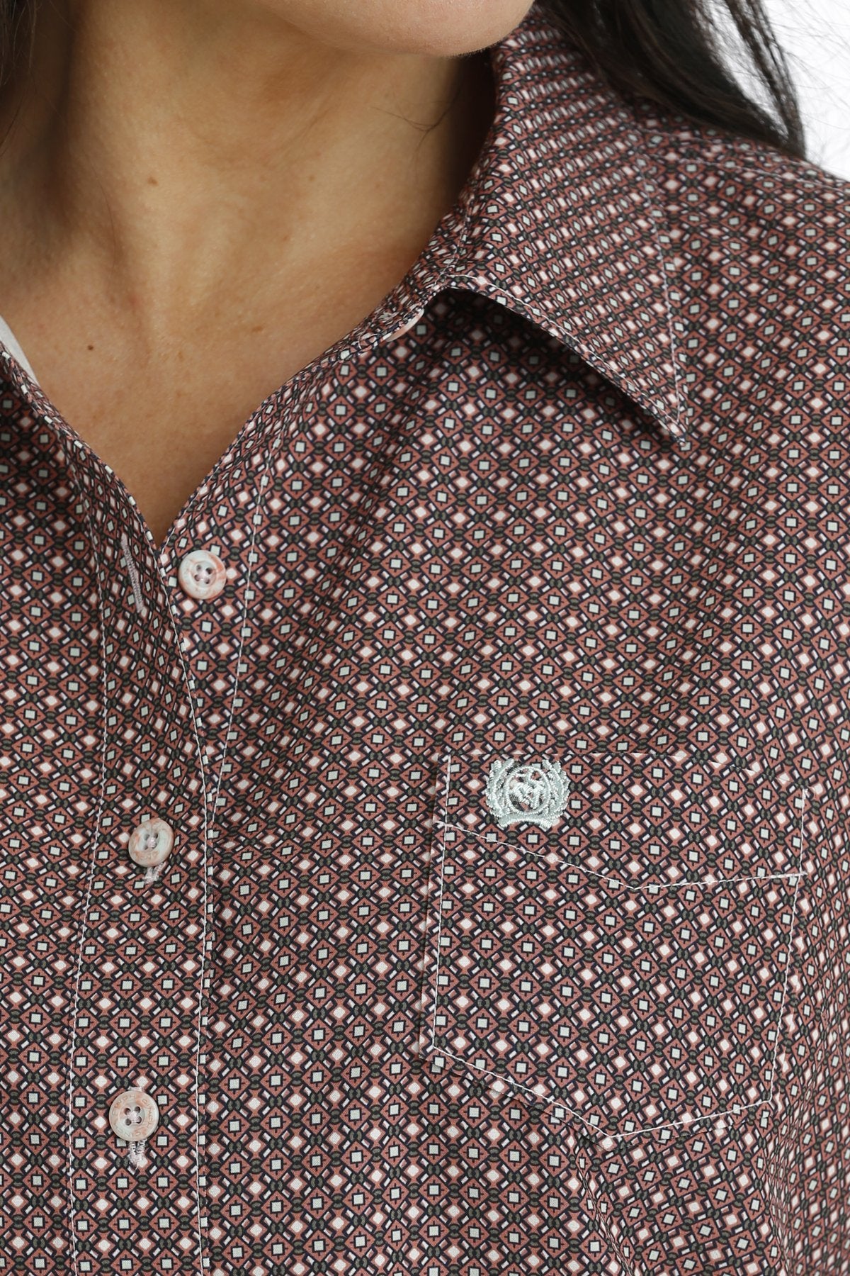 WOMEN'S ARENAFLEX BUTTON-DOWN WESTERN SHIRT