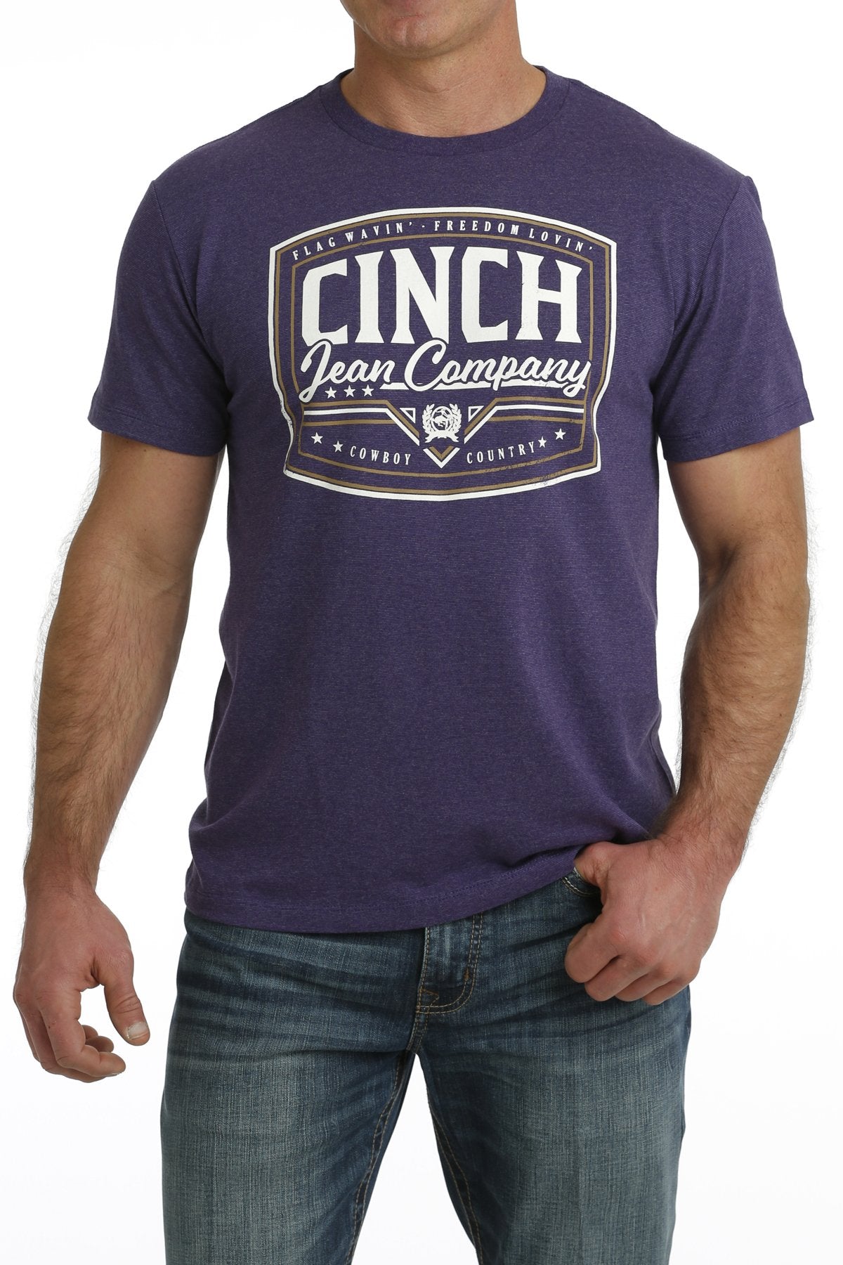 MEN'S CINCH JEAN COMPANY TEE - PURPLE