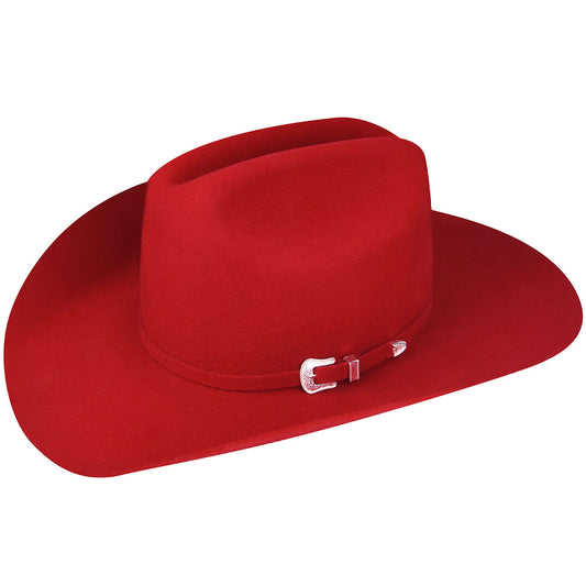 Lightning 4X RED Western Wool Felt Hat