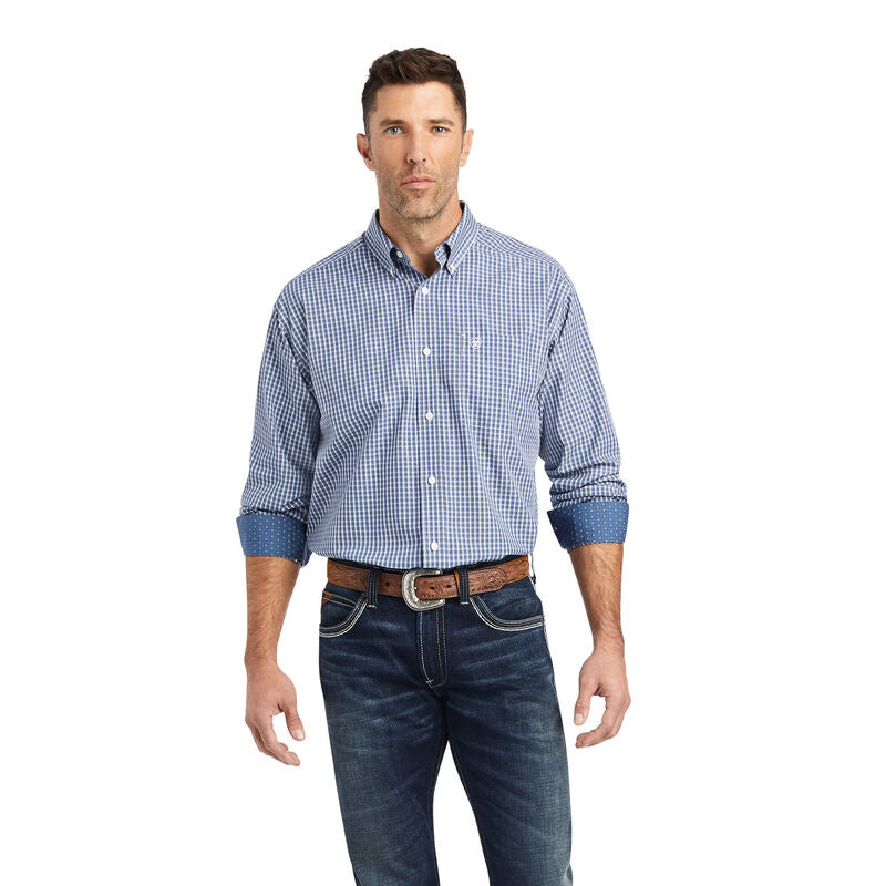TRUE NAVY WRINKLE FREE ELLISON CLASSIC FIT SHIRT