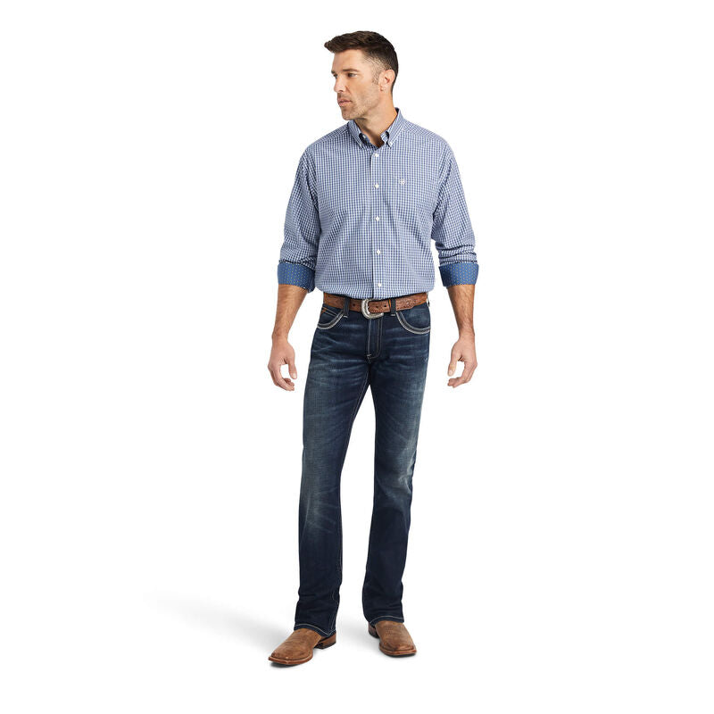 TRUE NAVY WRINKLE FREE ELLISON CLASSIC FIT SHIRT
