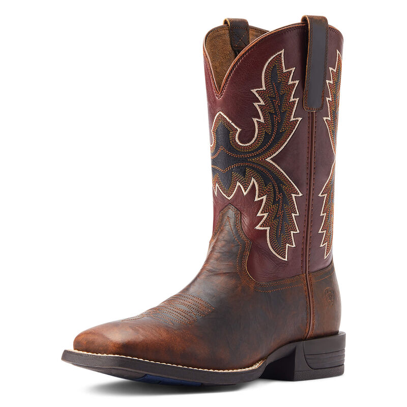 ARIAT MEN’S PAY WINDOW WESTERN BOOTS | Bartop Brown / Cognac | Style:10044574