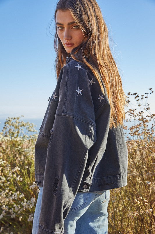 STAR STUDDED NIGHT JACKET