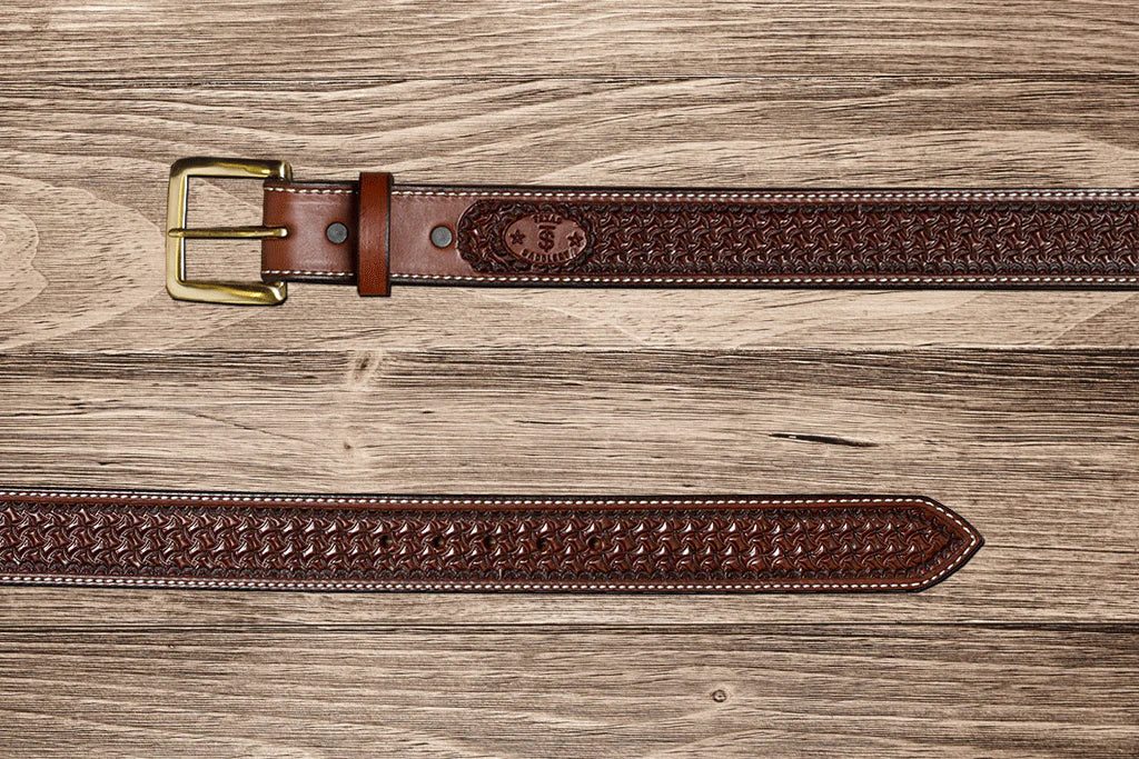 WESTERN CHOCOLATE SPIDER BELT