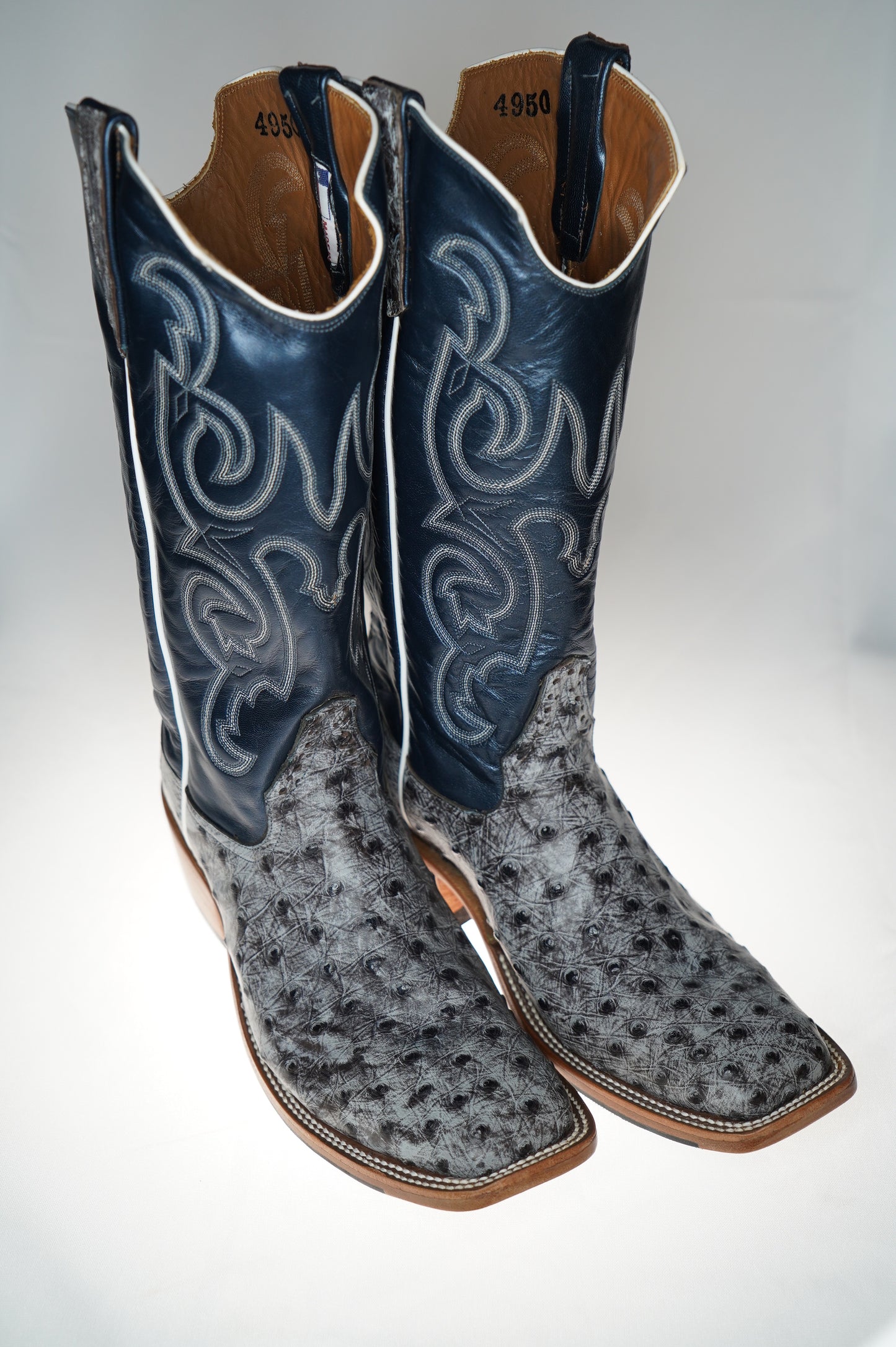 RIOS MEN'S OST. NICOTINE RIO KIDSKIN REGAL LUSTER WESTERN BOOTS