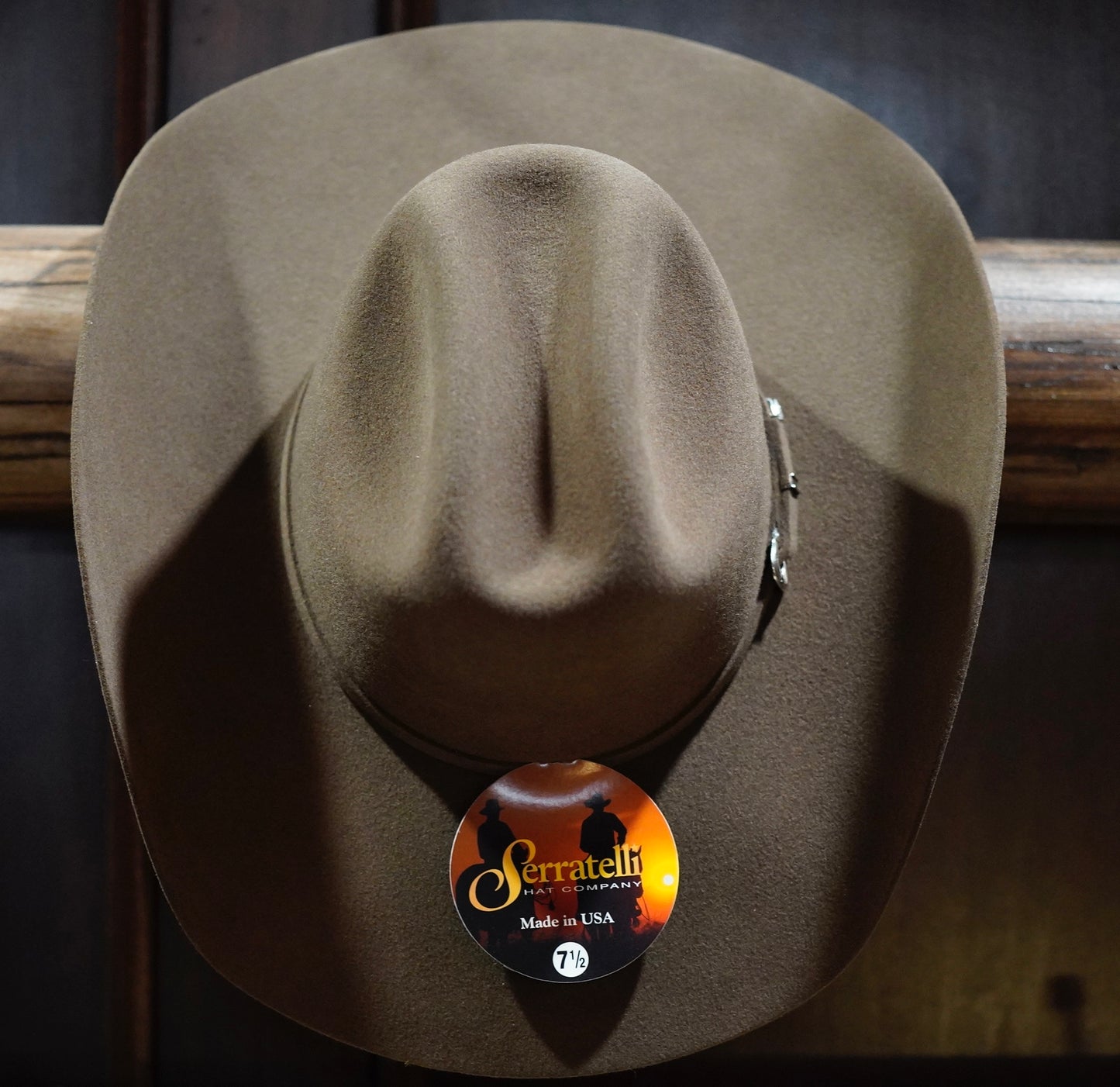 SERRATELLI 6X WALNUT FELT HAT