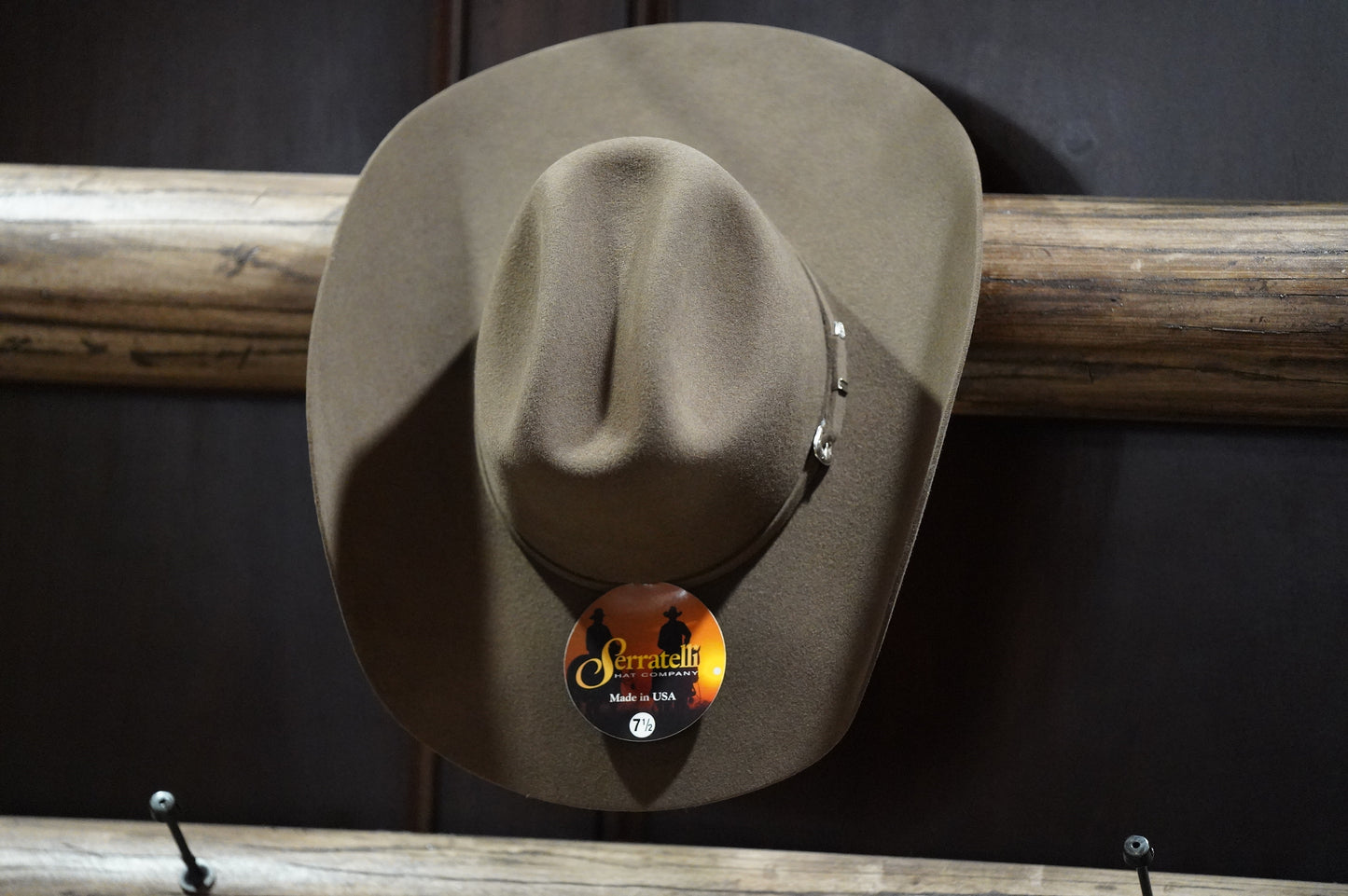 SERRATELLI 6X WALNUT FELT HAT