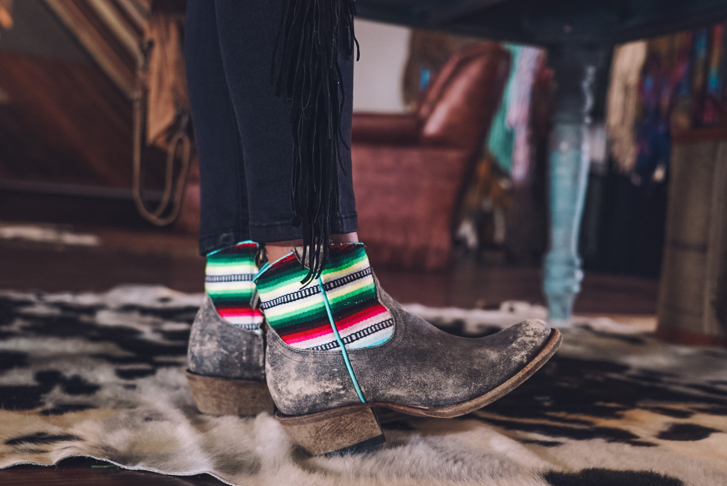 FIESTA CHIQUITA ROUNDED TOE ANKLE BOOTIE