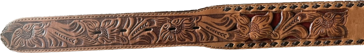 KIDS CIRCLE Y LEATHER BELT