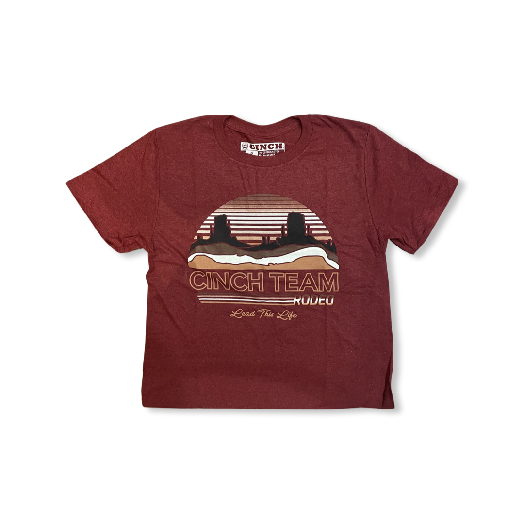 CINCH TEAM RODEO - HEATHER RED
