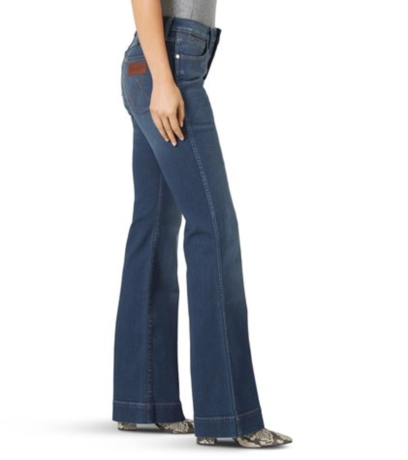 WOMEN'S DIANE WASH RETRO HIGH RISE TROUSER