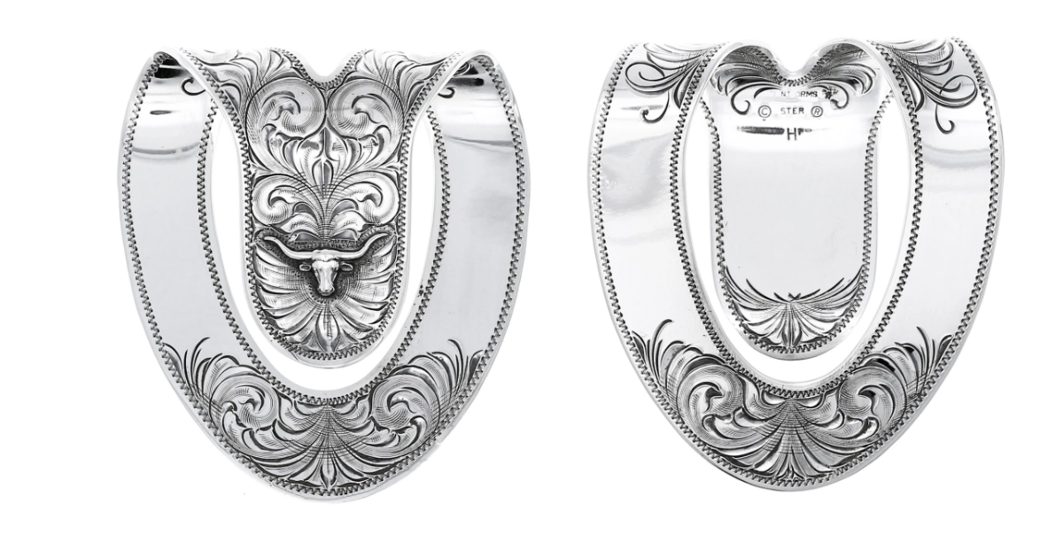 San Saba 1802 Sterling Silver Longhorn Money Clip