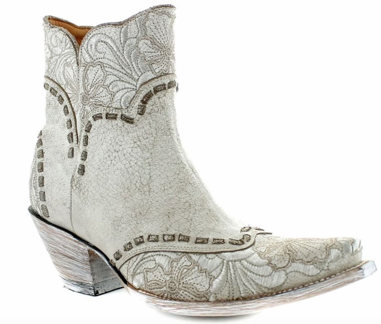 ERIN 6IN CRACKLED TAUPE