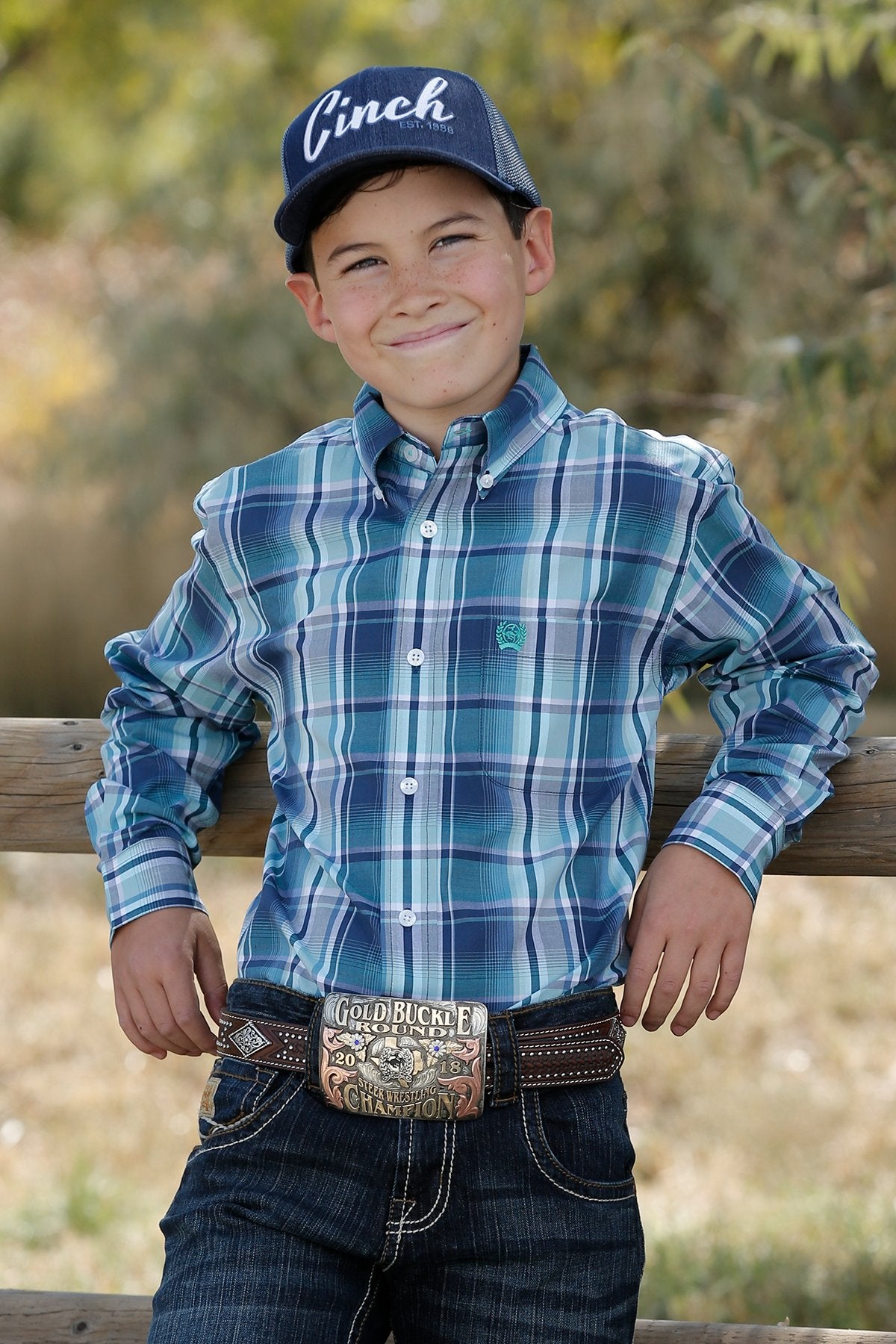 CINCH PLAID LONG SLEEVE