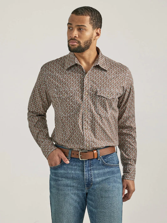 Wrangler Mens 20X Competition Western Shirt - 112338015