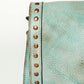American Darling Nevermind Collection Leather Turquoise Crossbody NMBG115D