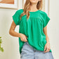 Kelly Green Baby Doll Top