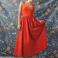 Elegant Square Neck Midi