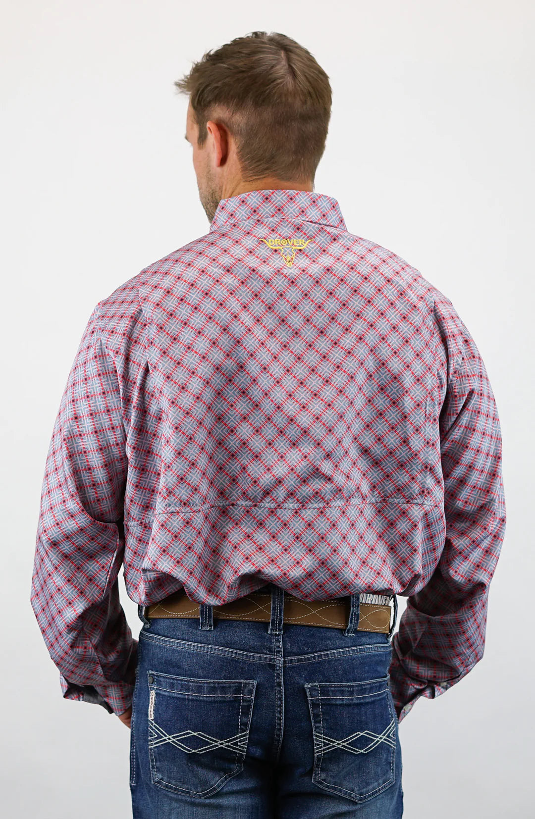 Drover Corral Vented Long Sleeve Button-Down