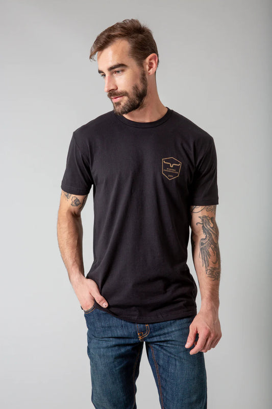Kimes Ranch Shielded Trucker Graphic T-Shirt - Black