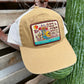 Red Dirt Hat Co. - Dosey Doe Patch - Khaki/White Unstructed