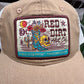 Red Dirt Hat Co. - Dosey Doe Patch - Khaki/White Unstructed
