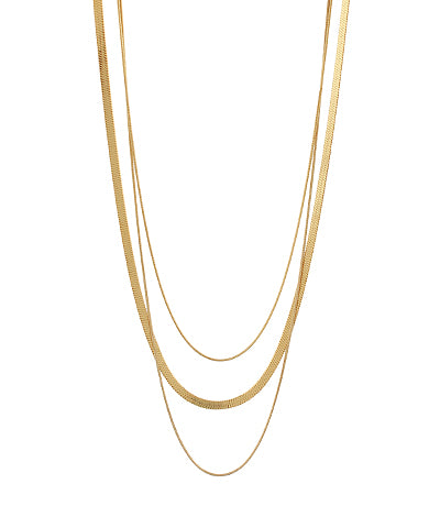 3 Layered Snake Chain