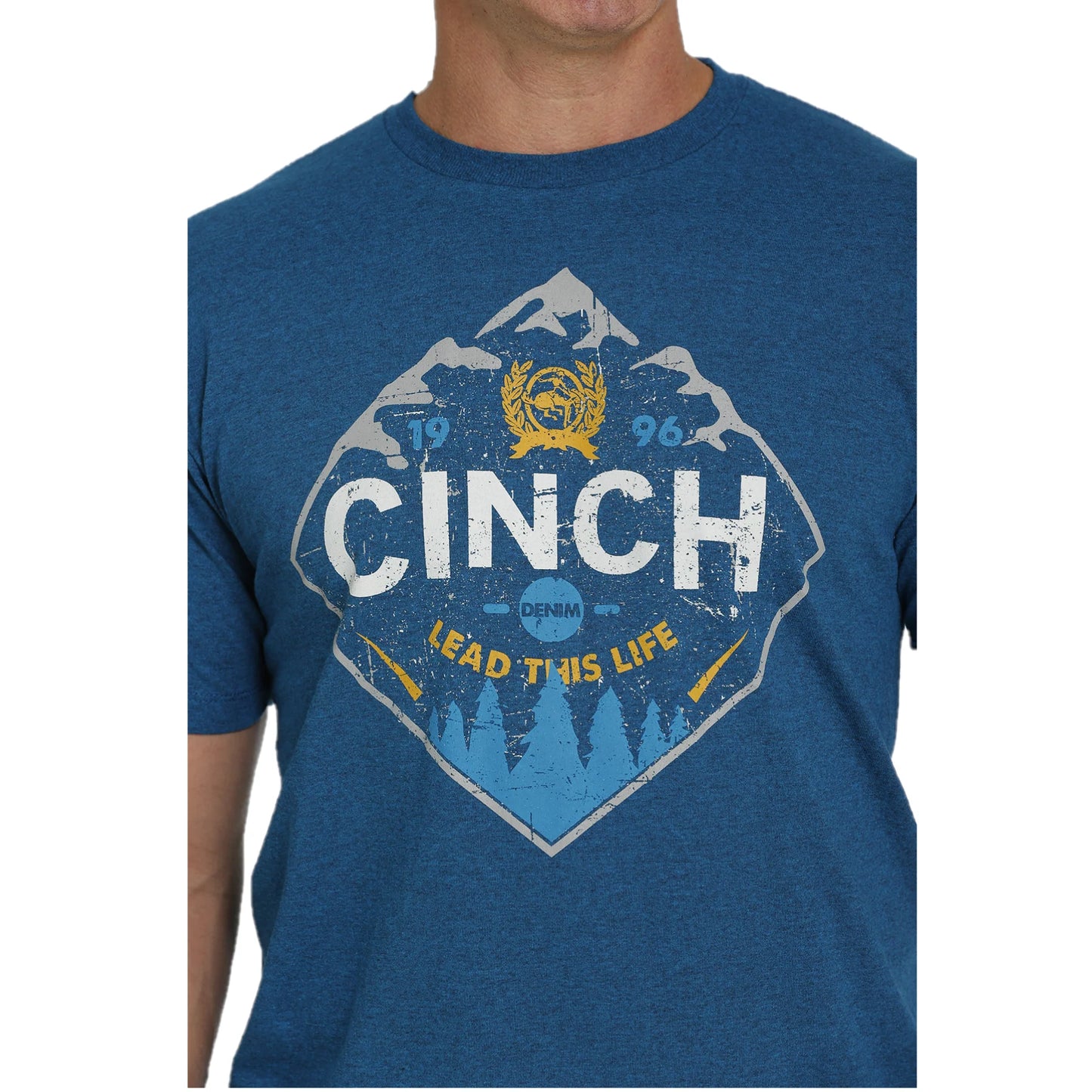 Cinch Mountain Graphic T-Shirt - Teal