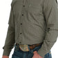 Men's Cinch Long Sleeve Western Button-Down Shirt Modern Fit - Black/Gold MTW1347098